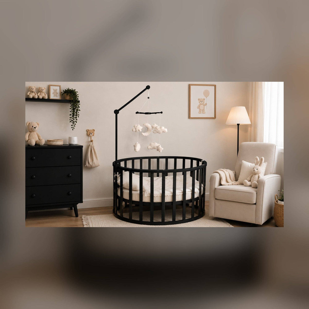 Moogco Baby - Wooden Baby Mobile Holder for Crib & Changing Table — alternate product image, view 6