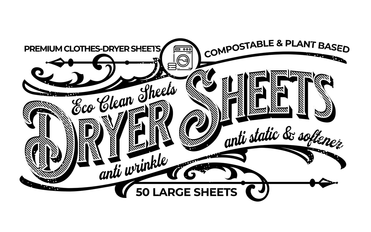 Symbiotic Products LLC - Dryer Sheets - Eco Clean -Retail packaged - 50 LG Sheets
