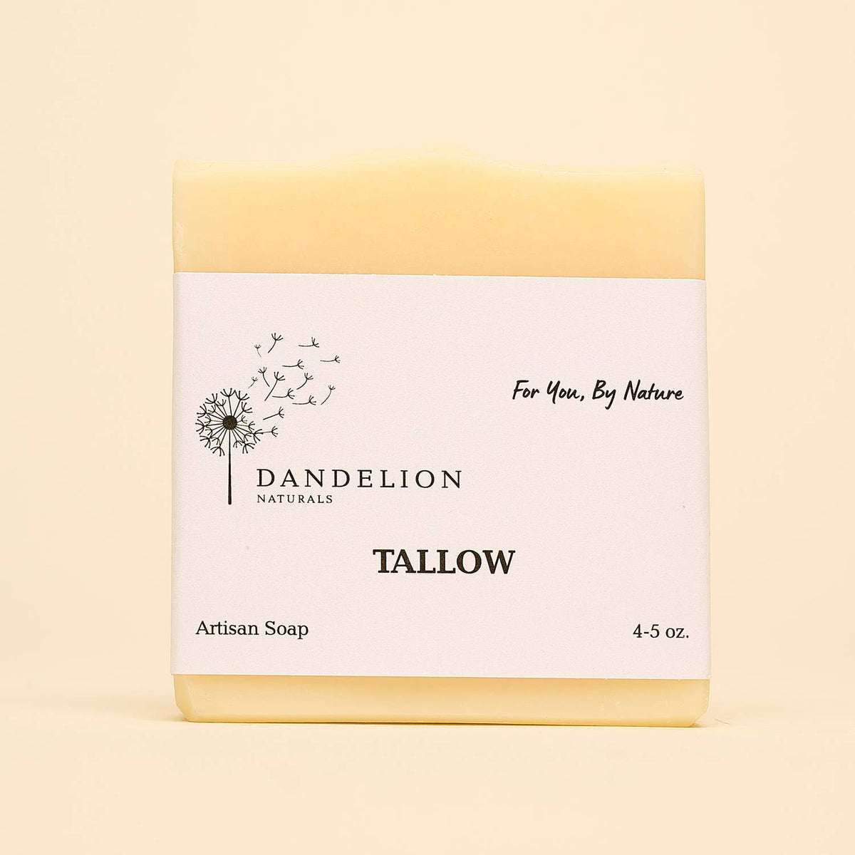Dandelion Naturals - Jabón en barra de sebo | Cuidado de la piel con sebo | Jabón de sebo | Sebo
