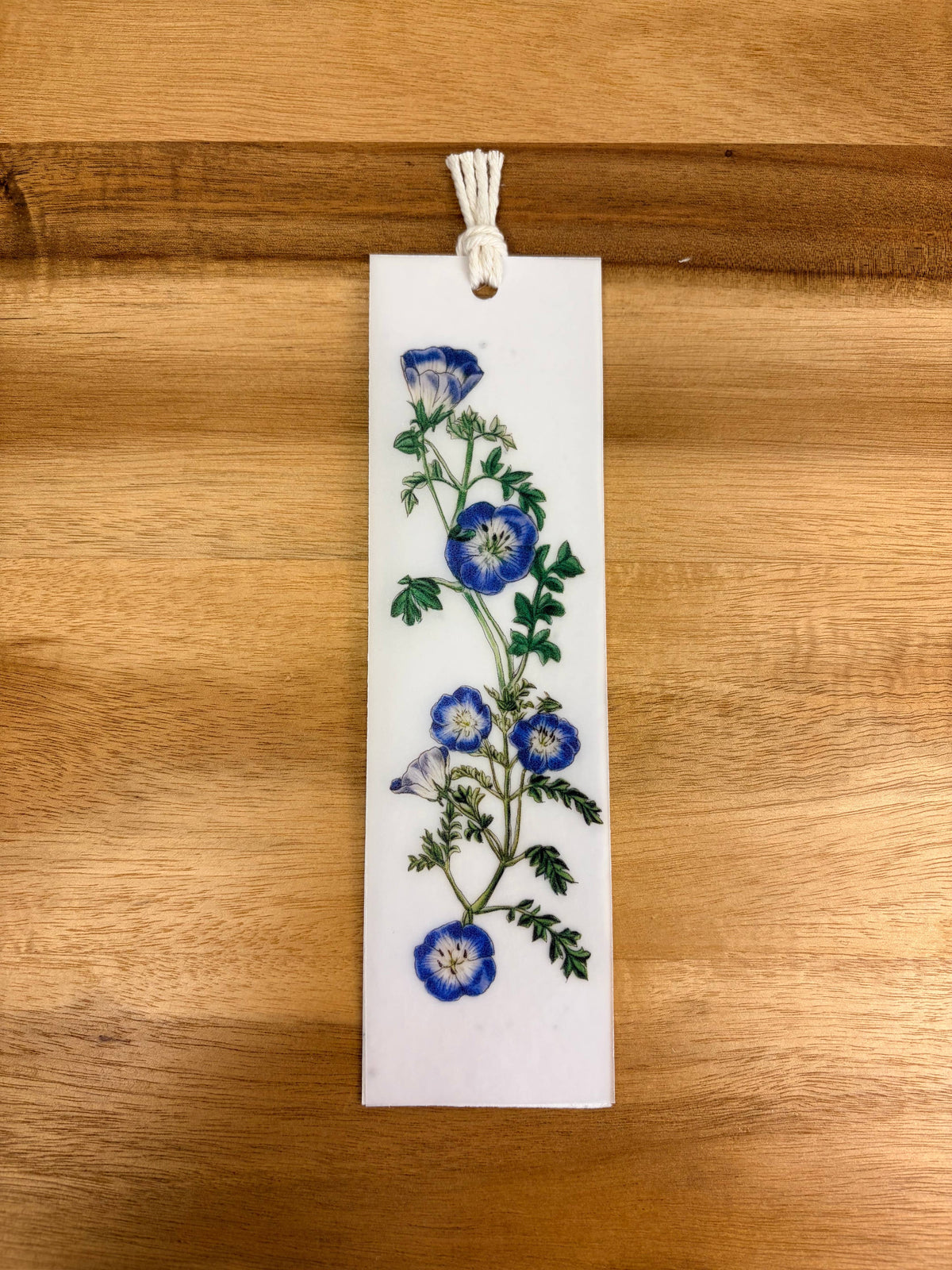 Plantable Bookmark: Baby Blue-eyes
