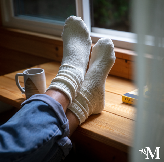 Maggie's Organics - Organic Cotton Classic Crew Socks