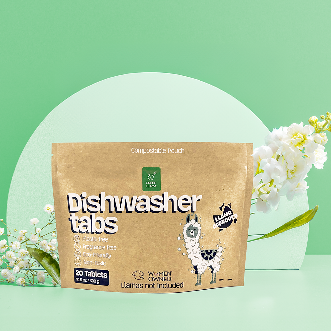 Green Llama - Dishwashing Machine Tablets 20ct - Case of 10