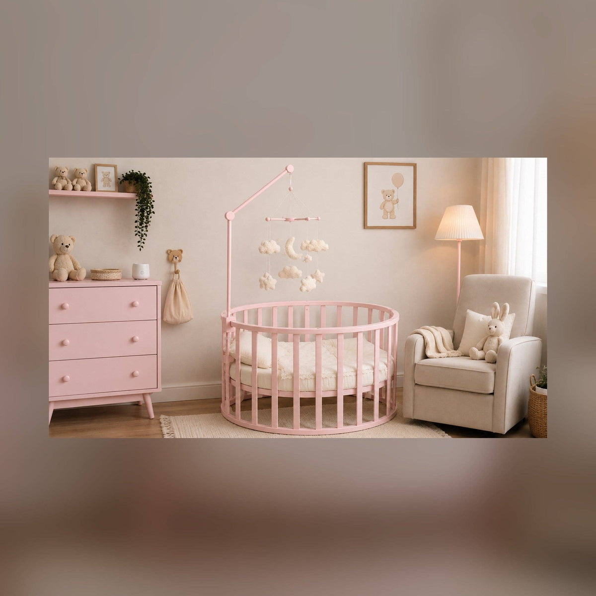 Moogco Baby - Wooden Baby Mobile Holder for Crib & Changing Table — alternate product image, view 7