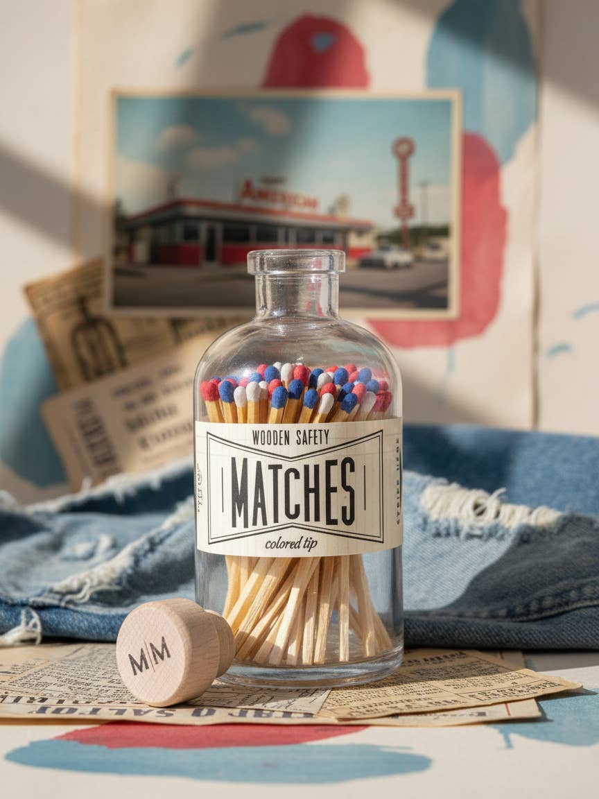 Vintage Apothecary USA Matches America 250 Celebration