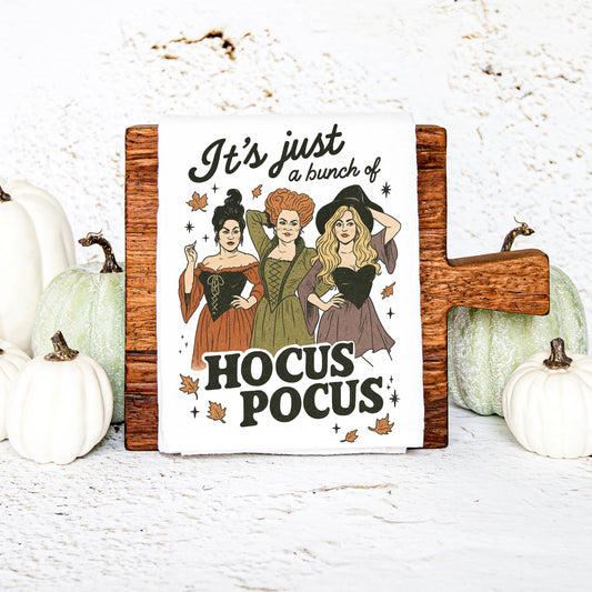 Halloween It's Just a Bunch of Hocus Pocus Kitchen Towel