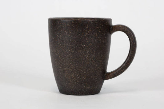 Loopy Products 8 Oz Coffee Mug Made With Upcycled Coffee Hulls: mug photographed against white