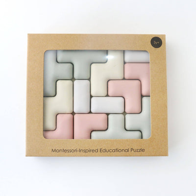 Rompecabezas de silicona: Juguete Montessori de formas y lógica