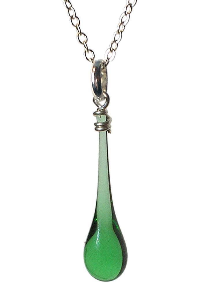 Maressa Glass Teardrop Pendant Necklace