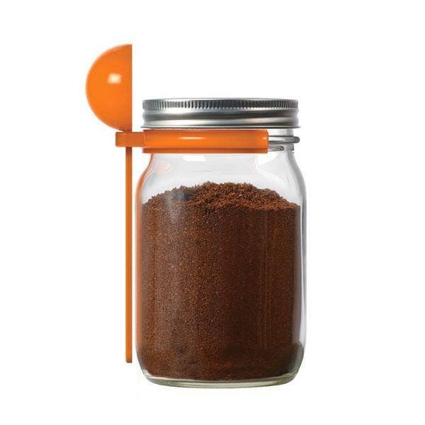 Jarware Coffee Spoon Clip for Wide Mouth Mason Jar