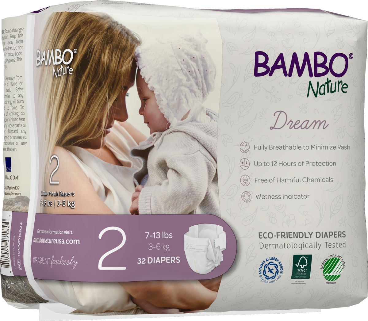 Bambo Nature Dream Baby Diapers Size 2