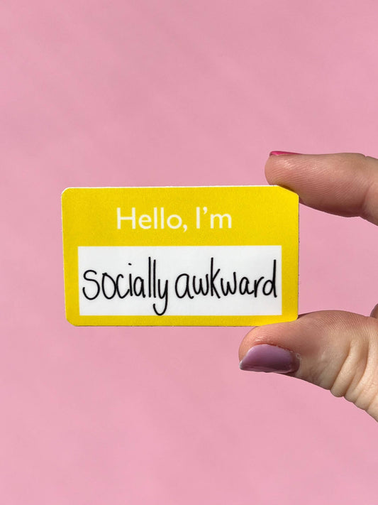 Socially Awkward Sticker