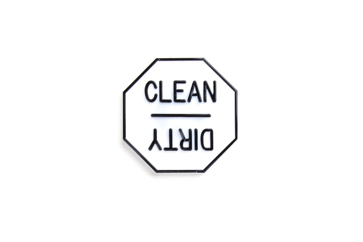 Fox Run Clean or Dirty Dishwasher Magnet, 2.5" x 2.5"