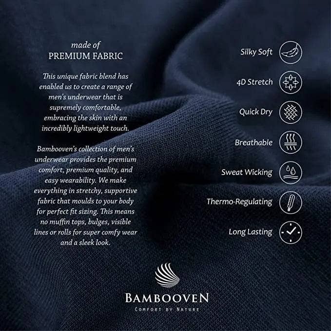 Men's Bamboo Crew Neck Undershirts (3-Pack)