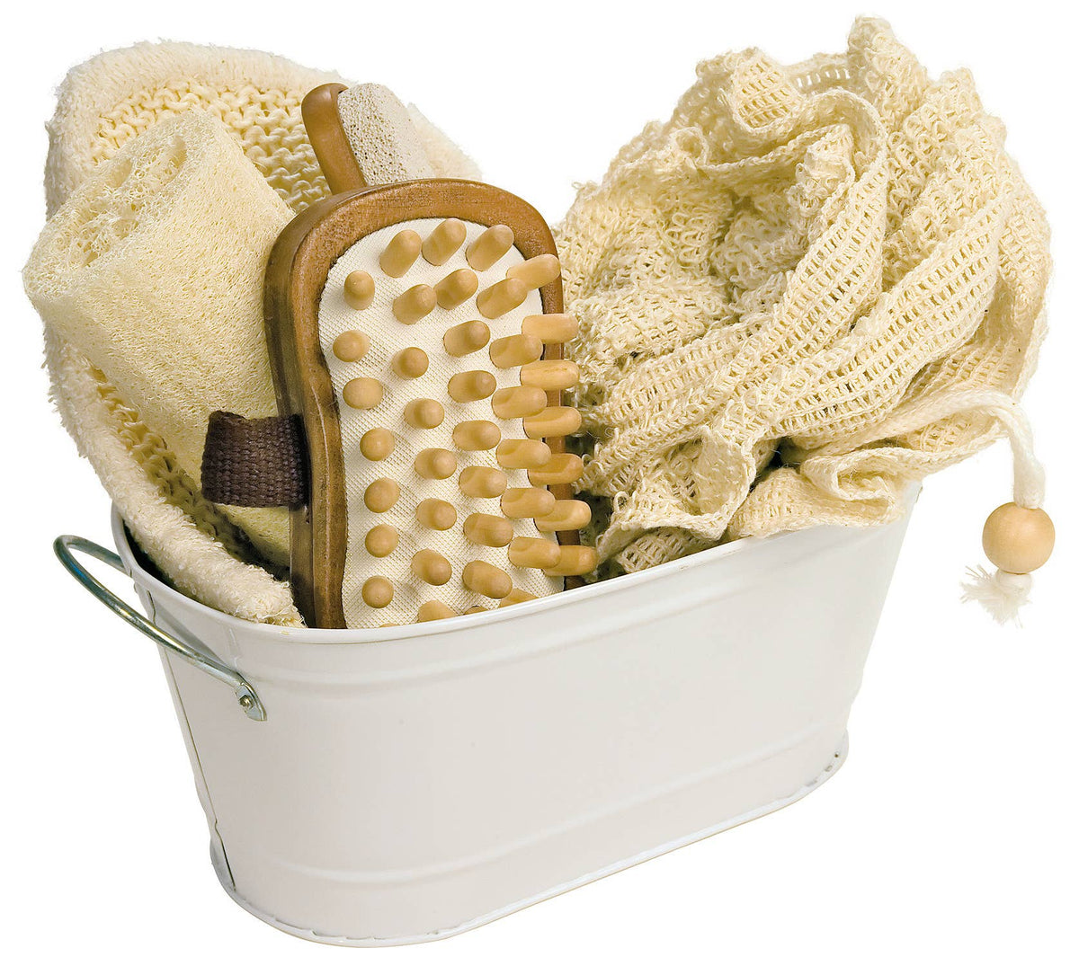 Spa gift set in zinc tub (6-piece)
