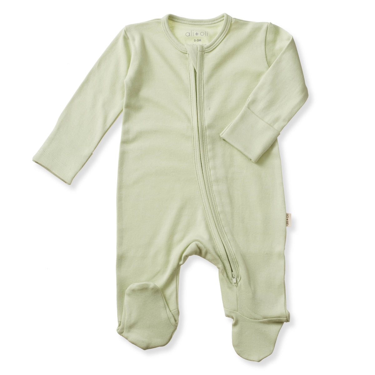 Baby Footie 2-Way Zipper – Organic Cotton Lounge Wear