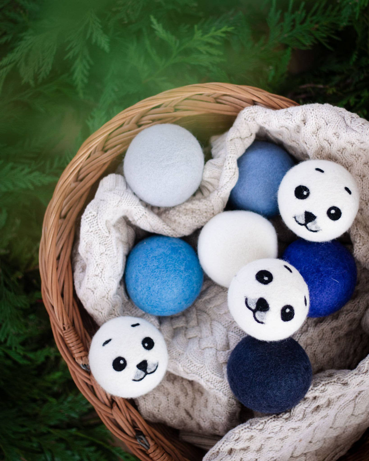 Baby Seals Eco Wool Dryer Balls - Set of 3