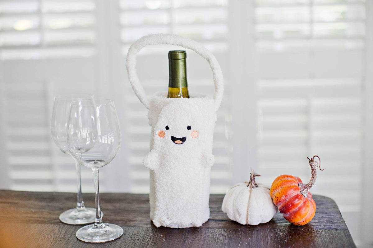 Ghost Sherpa Wine Bottle Gift Bag, Hostess Gift