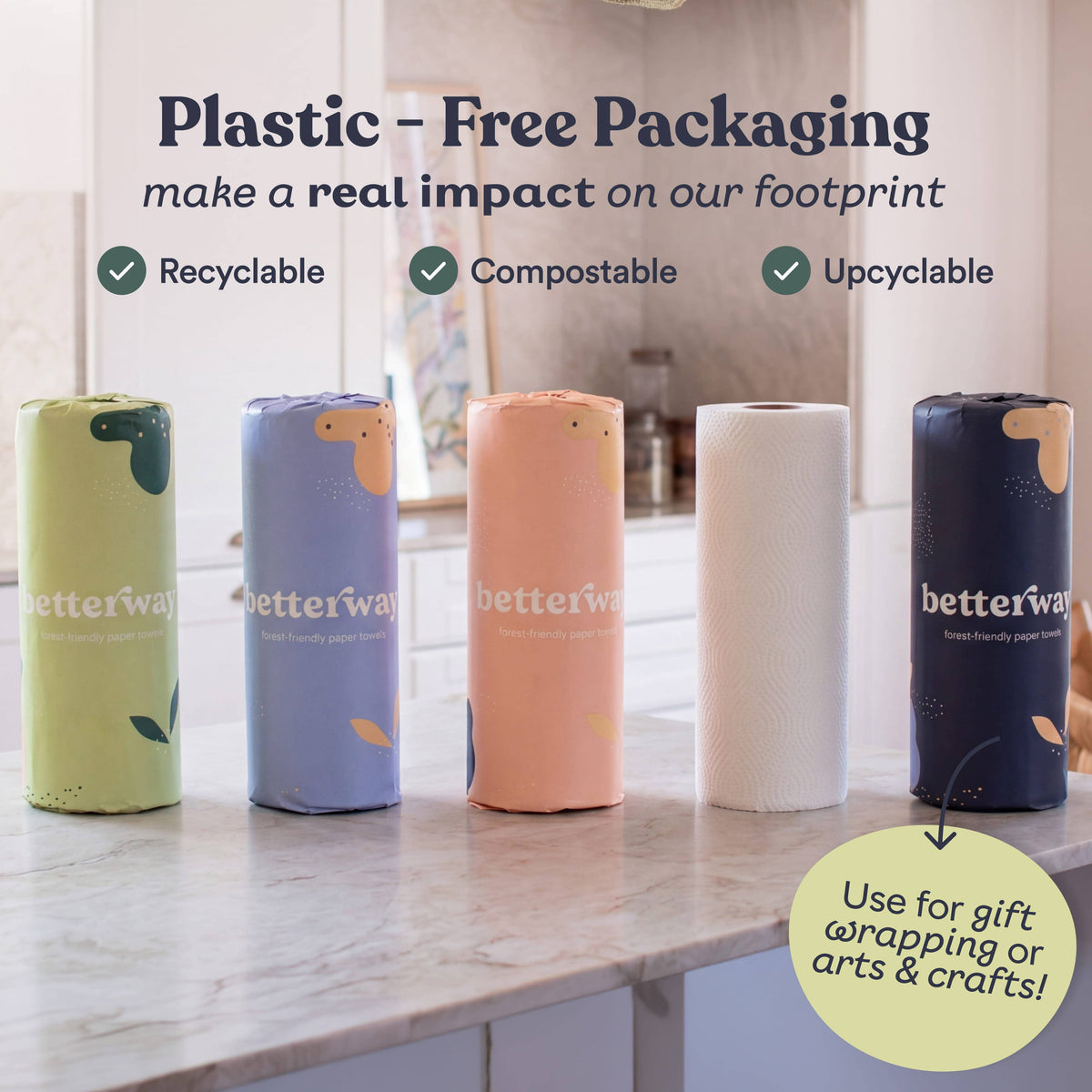 Bamboo Paper Towel (Single Roll)