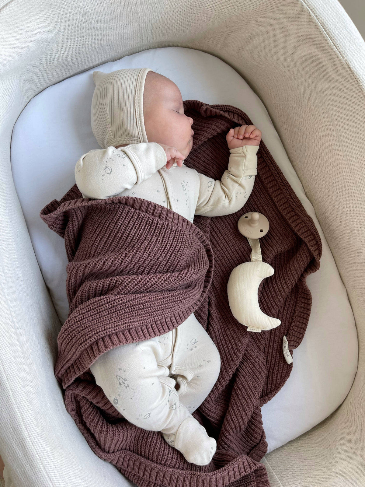 Pacifier Set Round (Oat & Coco)