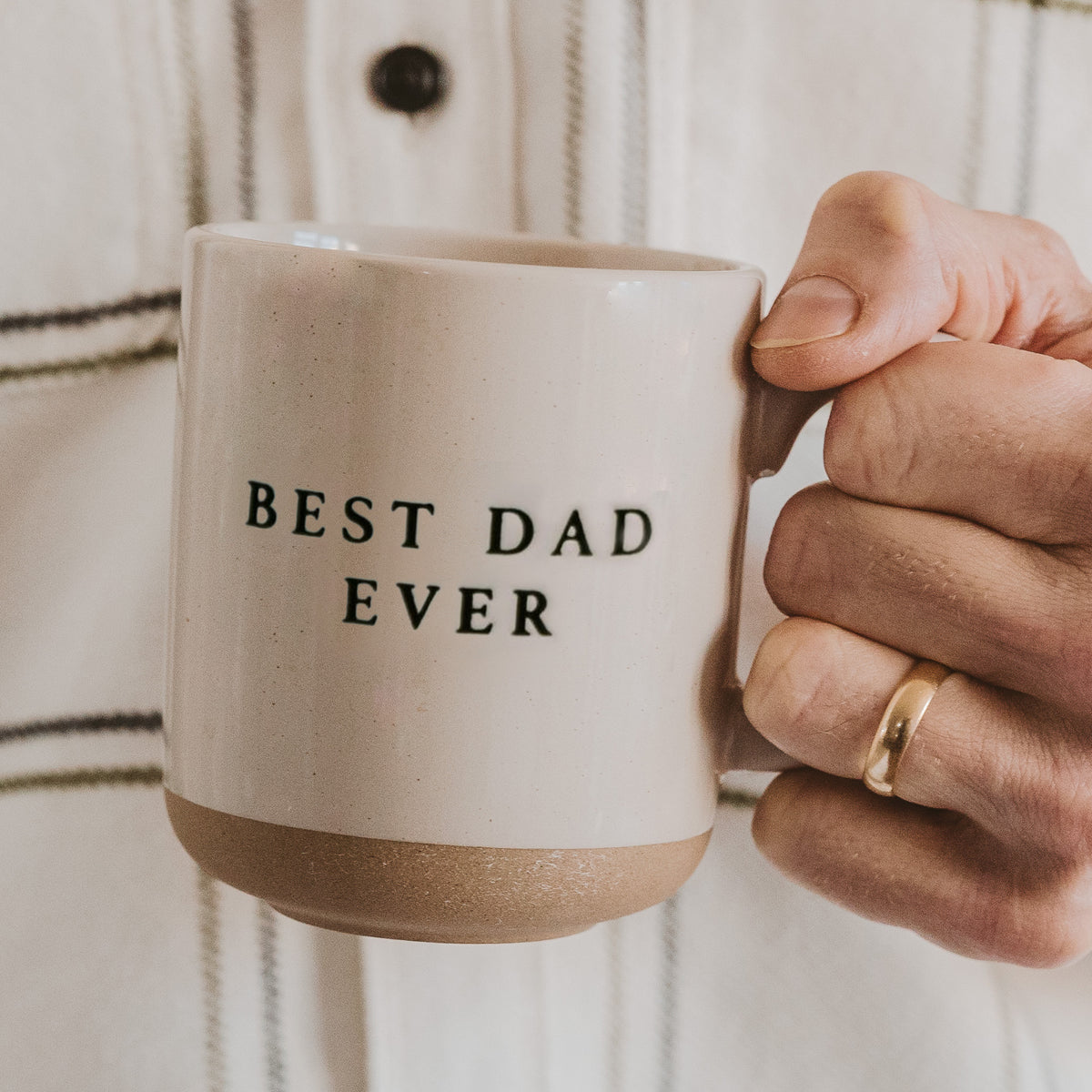 Best Dad Ever Stoneware Coffee Mug