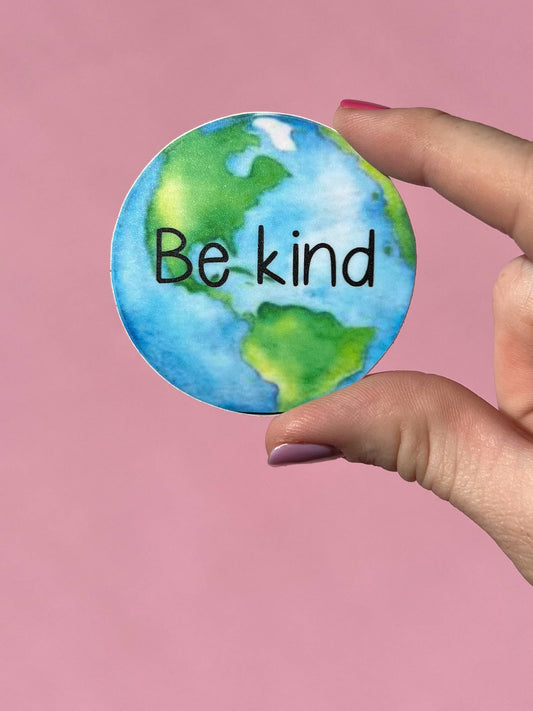 Be Kind World sticker