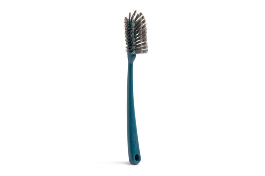 Full Circle Home Clean Ocean - Bottle Brush: bottle photographed against white; recycled ocean-plastic construction