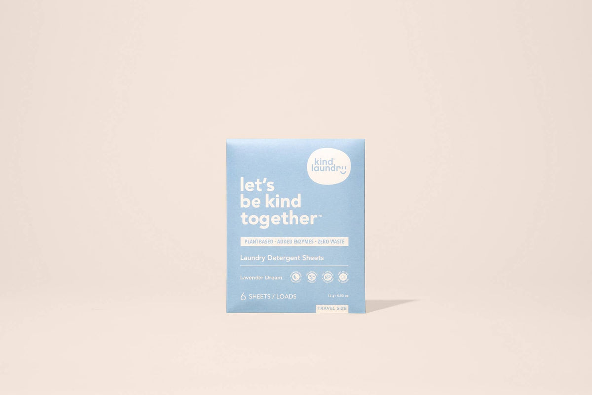 Laundry Detergent Sheets Travel Pack - Lavender Dream 6 Load
