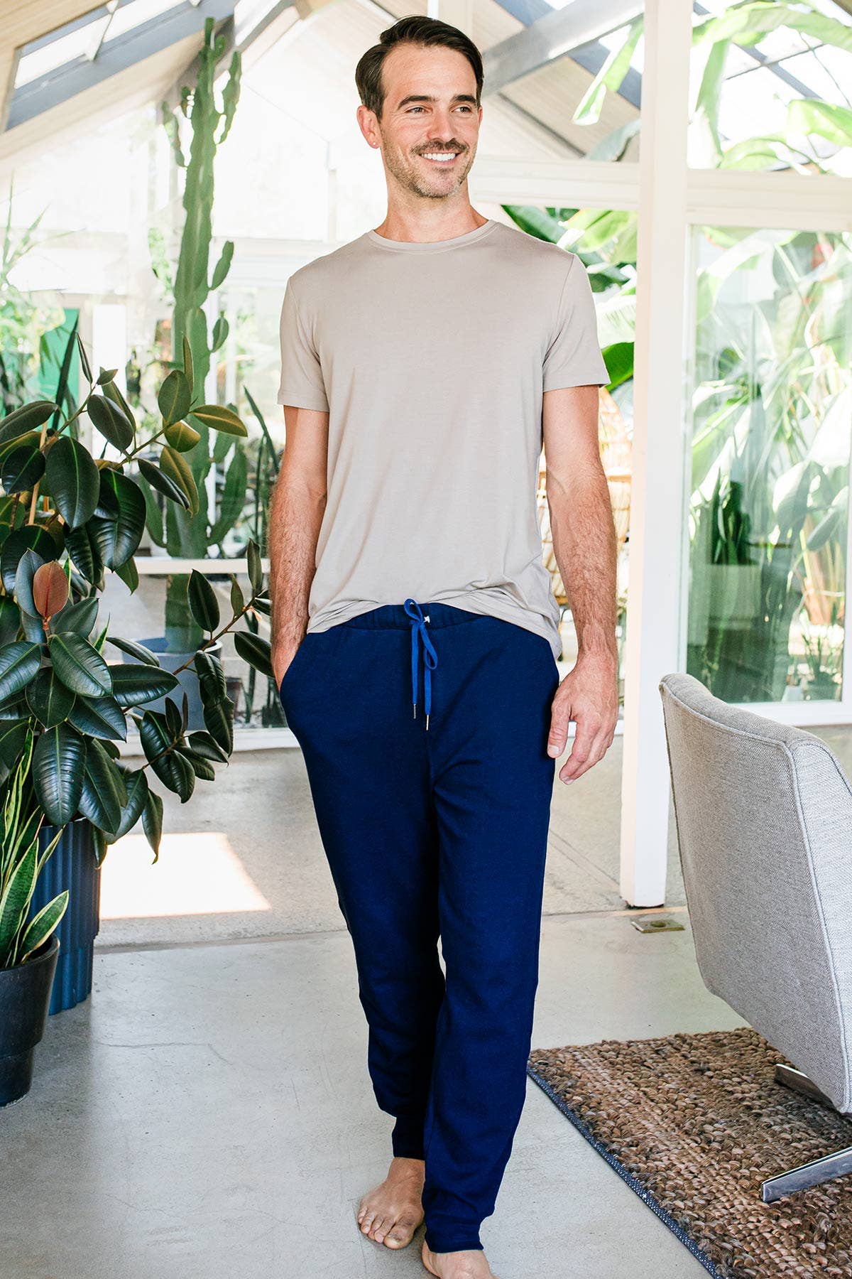 MEN'S 'LONG' ZACH BAMBOO & ORGANIC COTTON SWEATSHIRT JOGGER