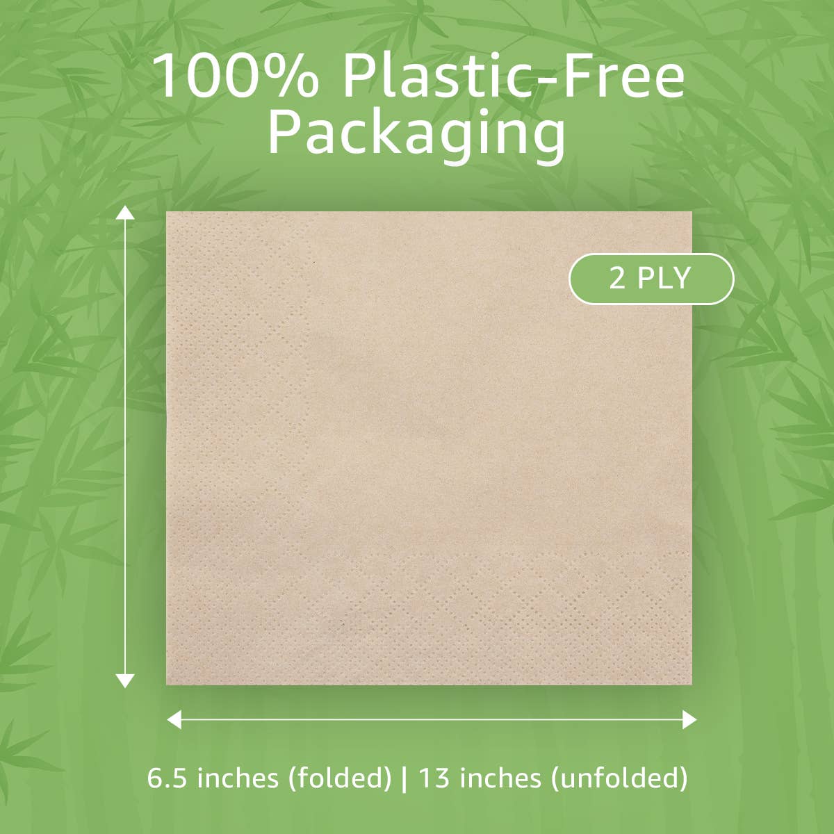 Bamboo Everyday Napkins - 50 Pack - 2 Ply