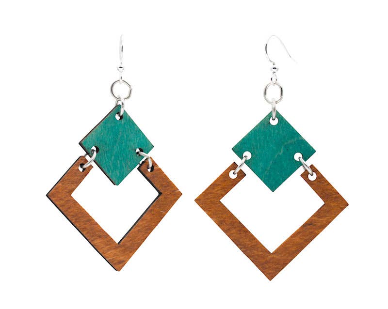 Irel Square Earrings