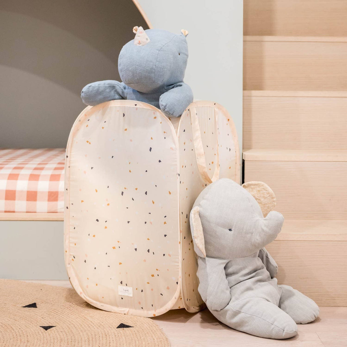 Baby & Kids Recycled Fabric Pop-up Laundry Hamper