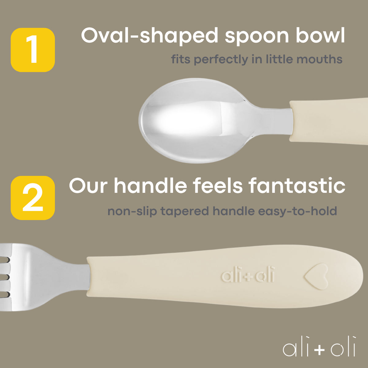 (6pc) Toddler Utensils Set - Stainless Steel (Heart)