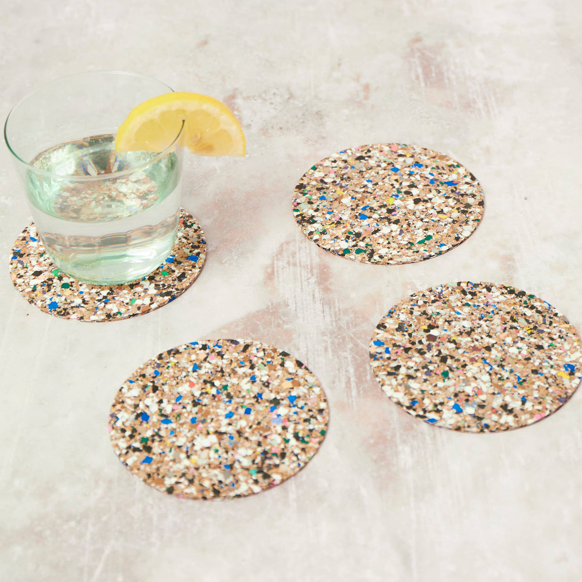 Beach Clean Coasters | Round | Set of 4