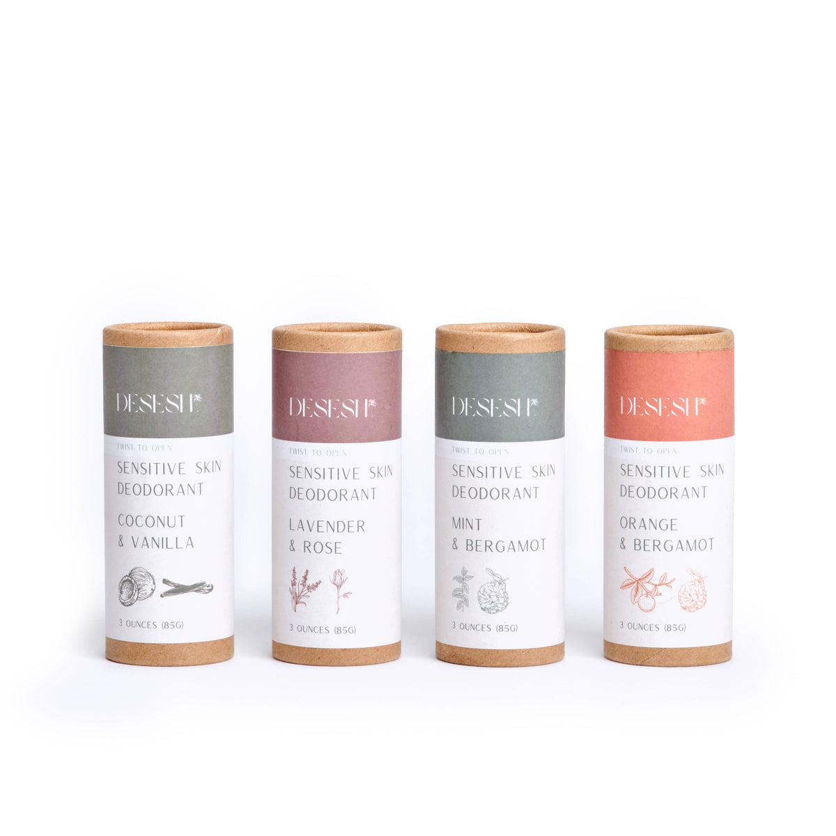 Natural Sensitive Deodorant (Aluminum Free, No Baking Soda)