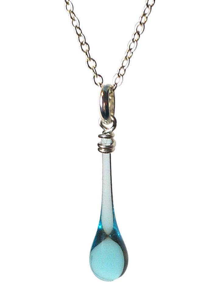 Maressa Glass Teardrop Pendant Necklace