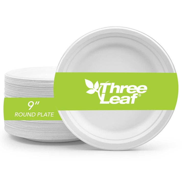 Compostable Round Plate, 25 Ct.
