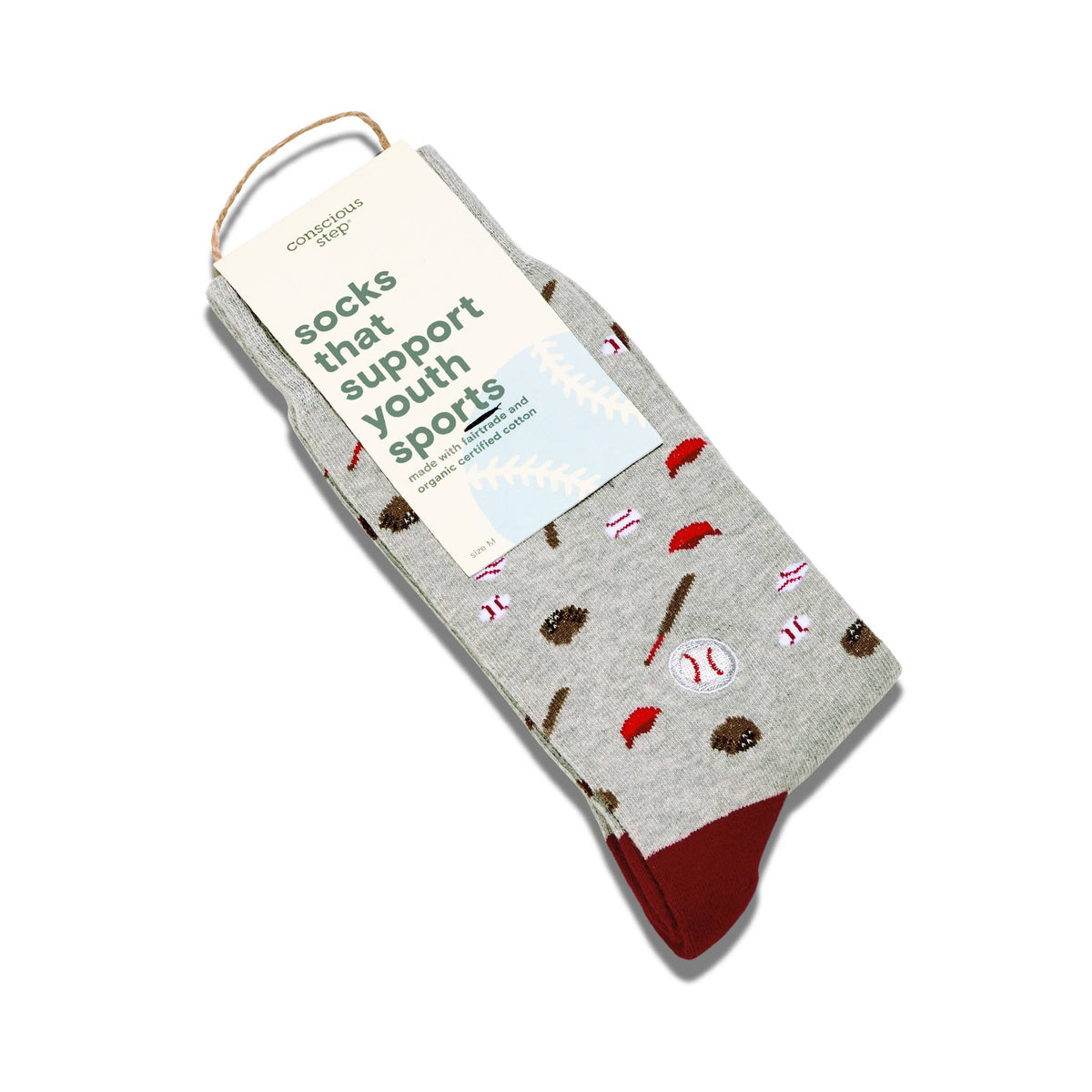 Socks that Support Youth Sports | Gray Baseballs