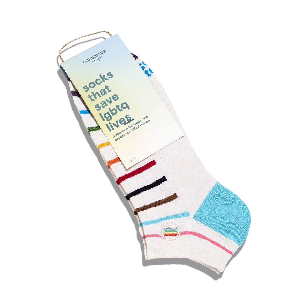 Ankle Socks that Save LGBTQ Lives | Pride Flag - Pride Gifts