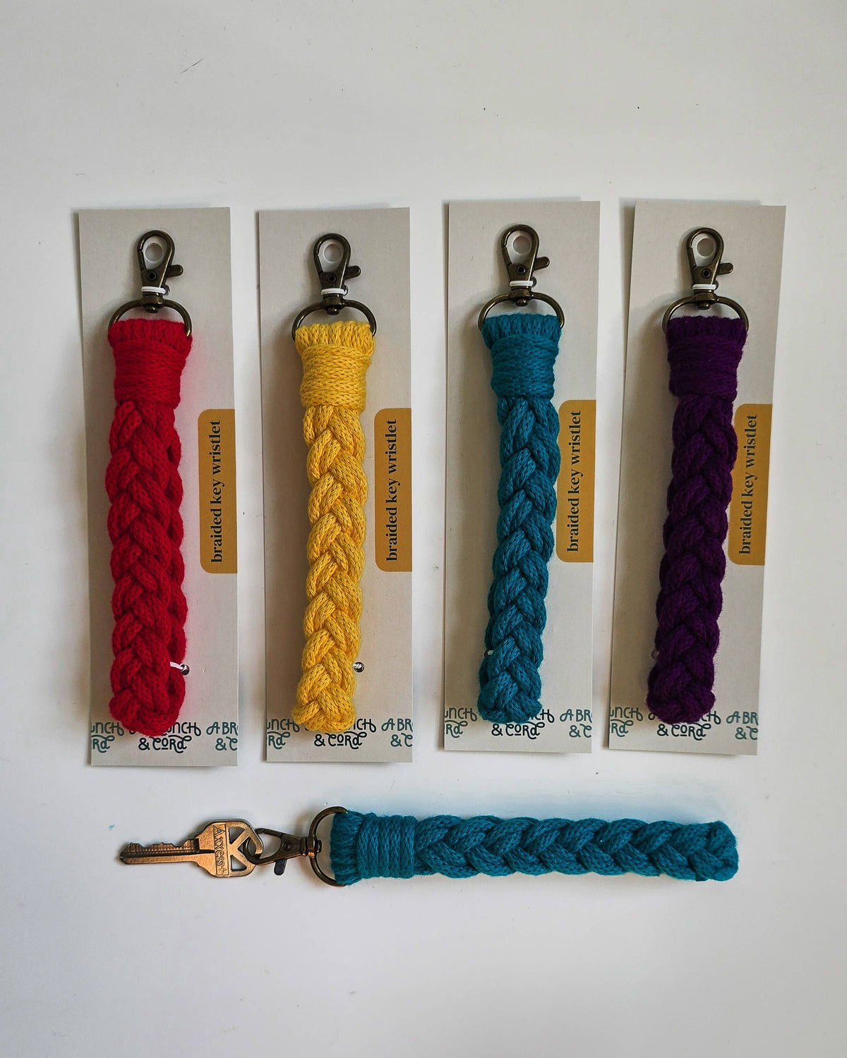 Braided Key Wristlet