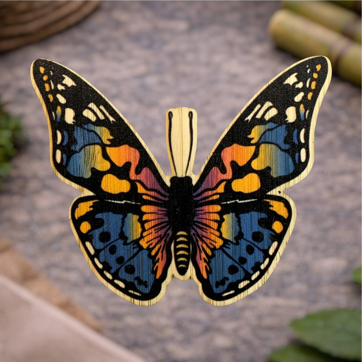 Butterfly Sustainable Bamboo Sticker