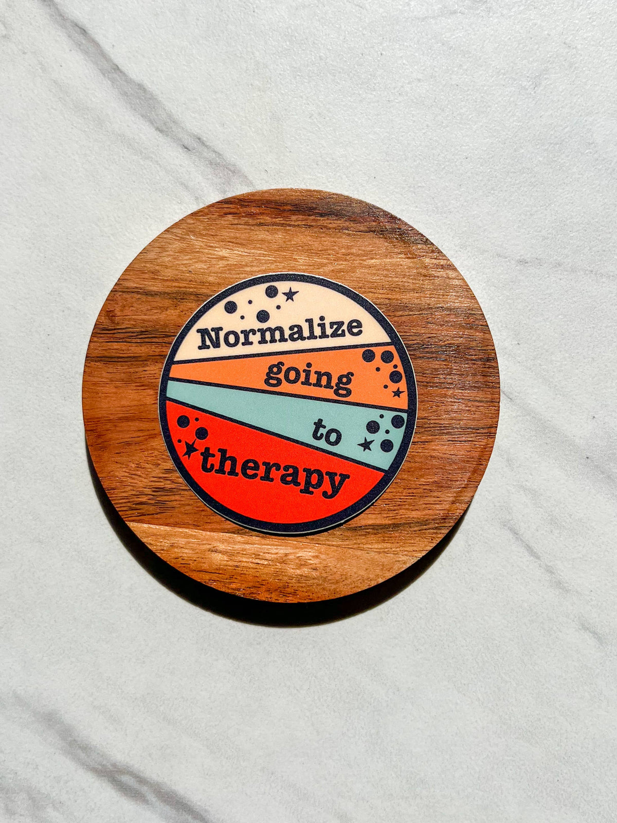 Normalize going to therapy sticker