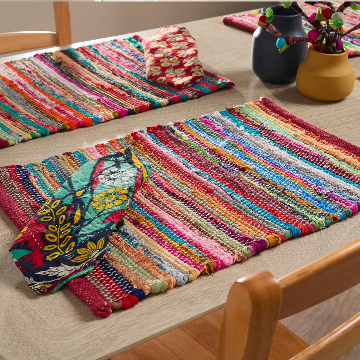 Remnant Sari Placemats - Set of 4