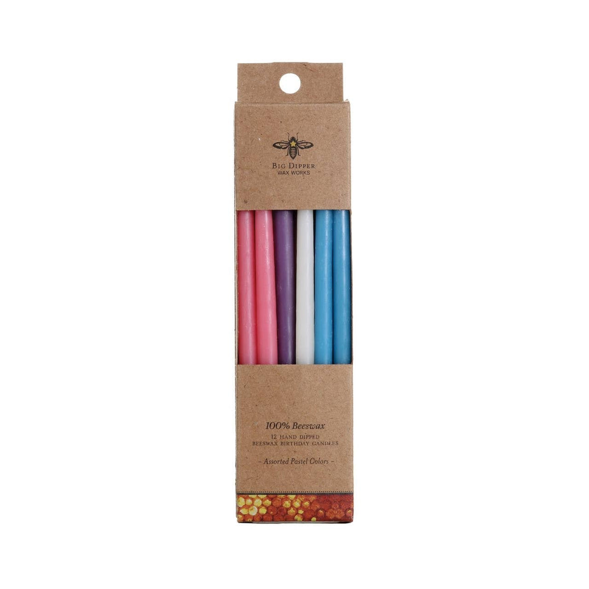 Birthday Candles - 100% Pure Beeswax