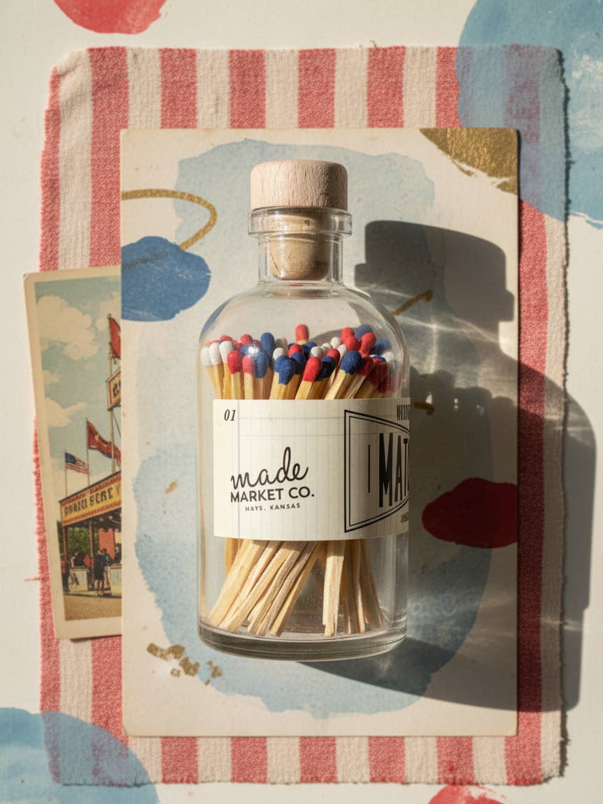 Vintage Apothecary USA Matches America 250 Celebration