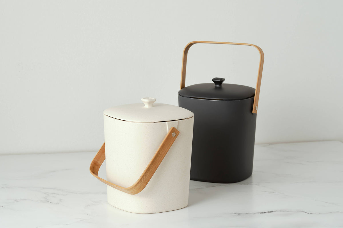 Compost Bin - 1 Gal Cap. - Dishwasher Safe