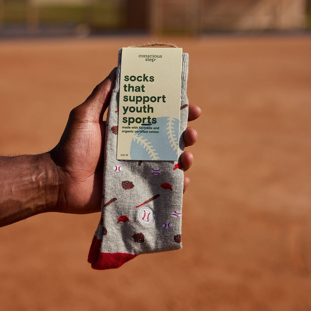 Socks that Support Youth Sports | Gray Baseballs