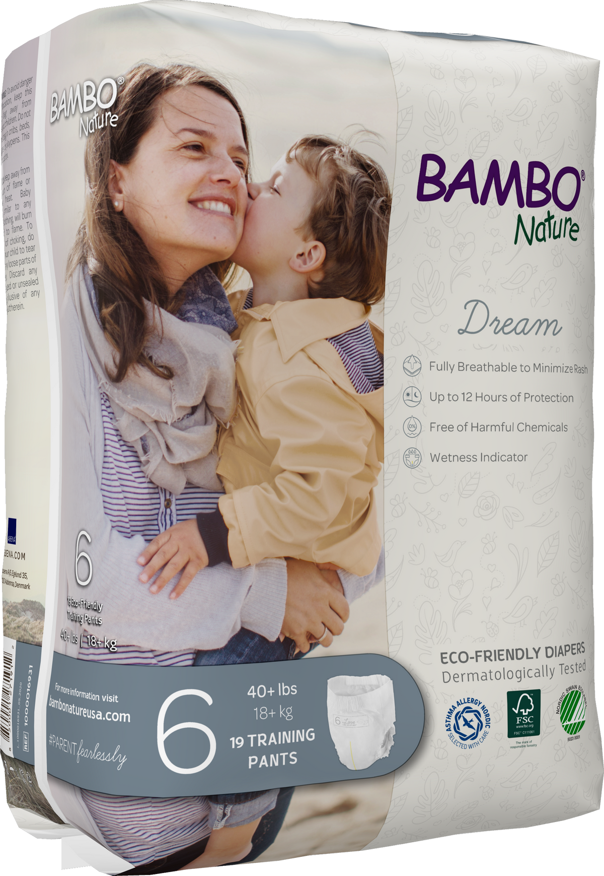 Bambo Nature Training Pants Size 6