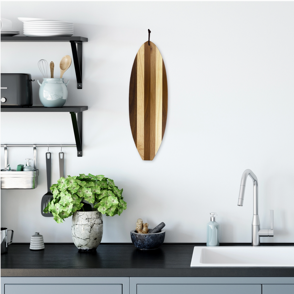 Shiplap Serving Surfboard