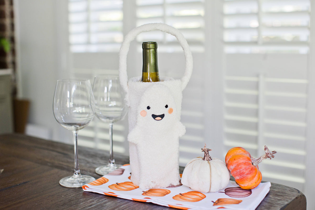 Ghost Sherpa Wine Bottle Gift Bag, Hostess Gift