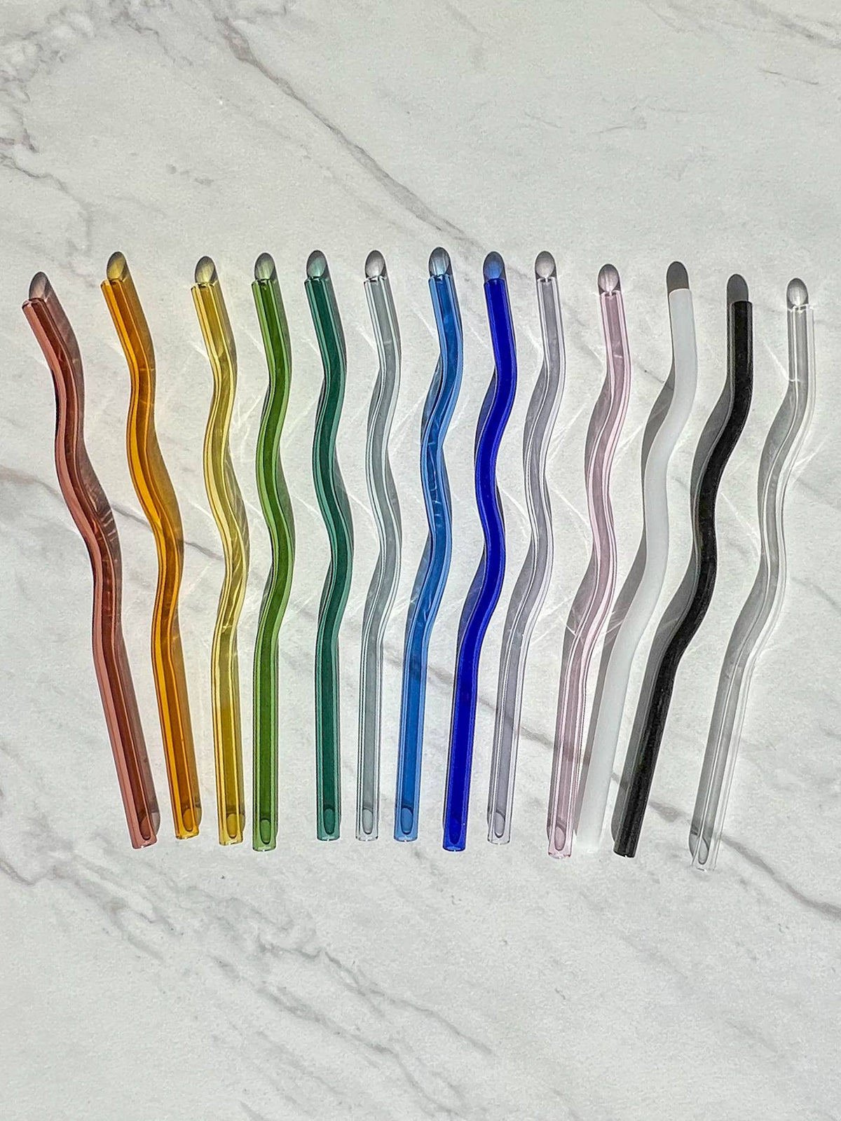 Glass straws for 16 oz Libbey can 8 inches
